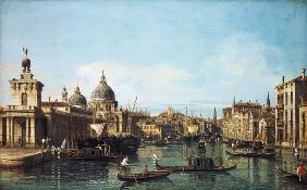 Au commencement du grand Canal à Venise