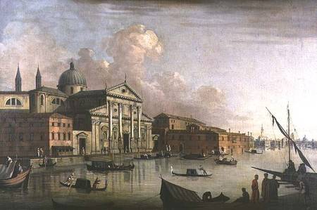 Venice: A View of San Giorgio Maggiore (pair of 63930) à Giovanni Antonio Canal