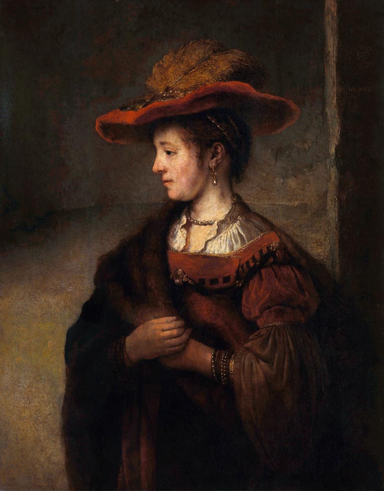 Portrait of Saskia van Uylenburgh (after Rembrandt) à Carel Fabritius