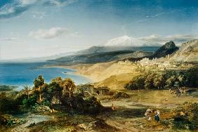 Taormina avec l'Etna