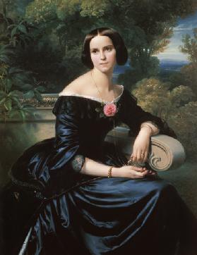 portrait de Sophie Eugenie femme de Mumm, née Lutteroth