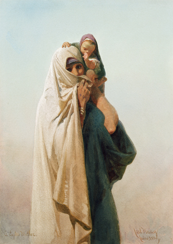 A Coptic Mother à Carl Haag