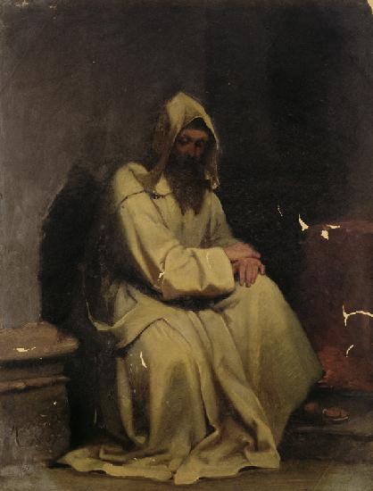 Portrait of a Monk Seated