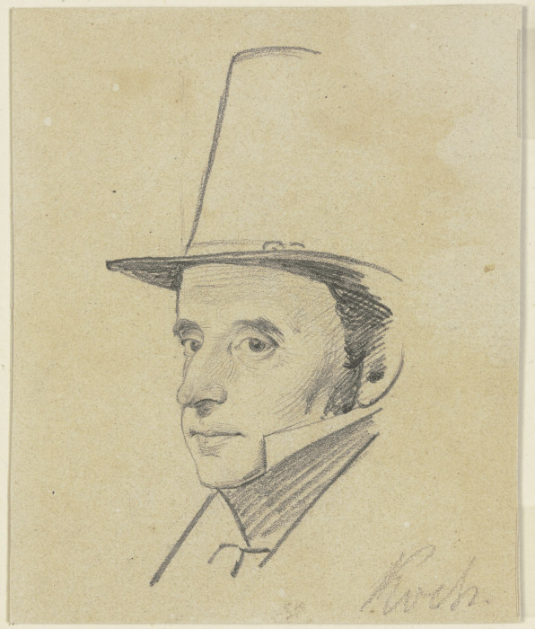 Portrait of Koch à Carl Hoff