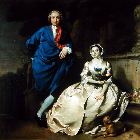 Portrait of George Michael Moser and his wife, Mary Moser à Carl Marcus Tuscher