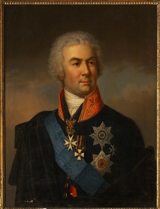 Portrait of Count Pyotr Zavadovsky (1739–1812) à Carl Schulz