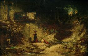 C.Spitzweg, Vor der Waldkapelle