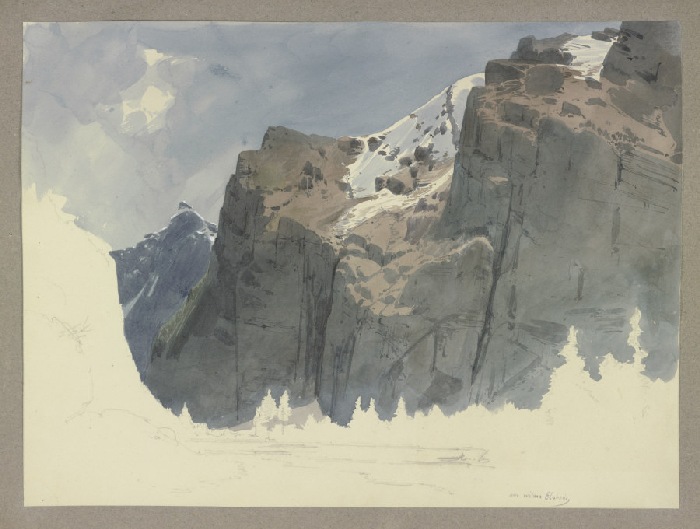 Alpine landscape à Carl Theodor Reiffenstein