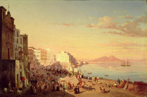 Naples, c.1830 (oil on canvas) à Carl Wilhelm Götzloff
