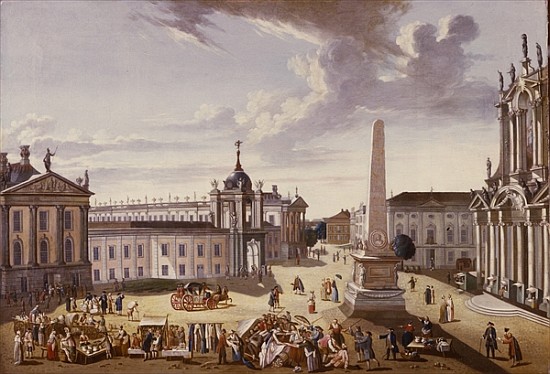 View of the Town Hall, 1772 (see also 330437) à Carl Christian Baron