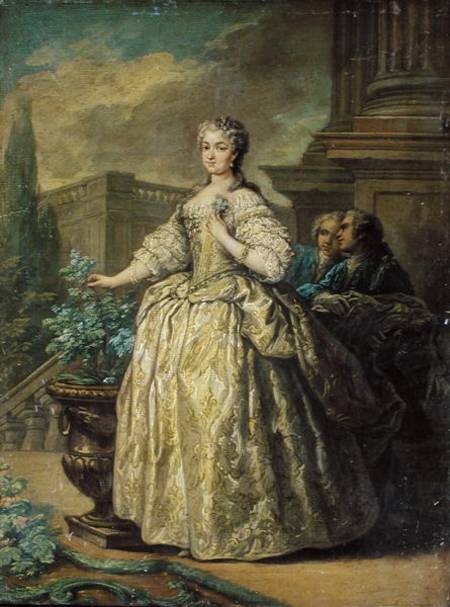 Portrait of Maria Leszczynska (1703-68) à Carle van Loo