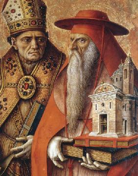 C. Crivelli, St Jerome et st Augustin