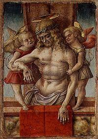 Le Leichnam Christ avec deux anges
