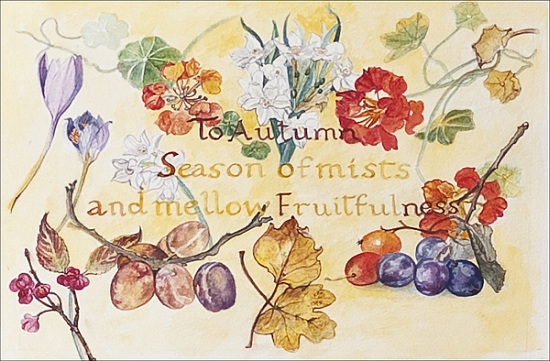 Ode to Autumn Keats à Caroline  Hervey-Bathurst