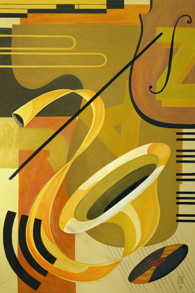 Jazz, 2004 (oil on canvas)  à Carolyn  Hubbard-Ford