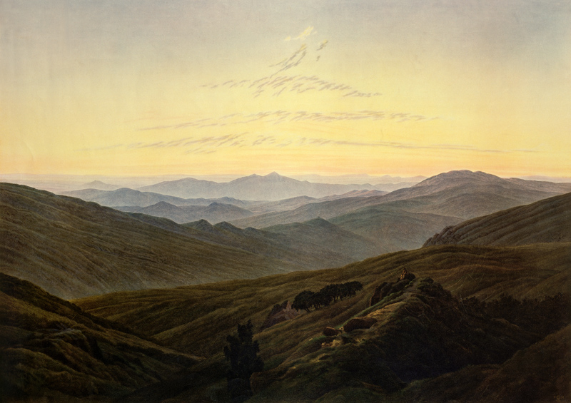 Riesengebirge à Caspar David Friedrich