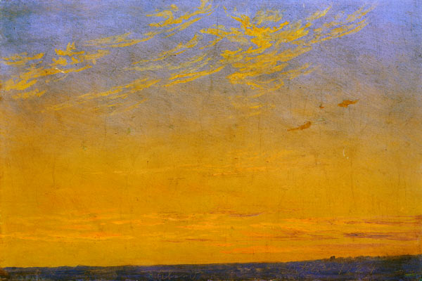 Abend (Wolken) à Caspar David Friedrich
