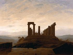 Le temple de Juno à Agrigent.