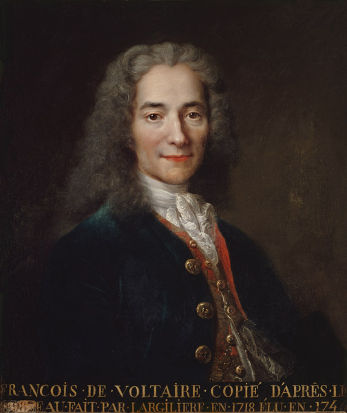 Portrait of Voltaire à Catherine Lusurier
