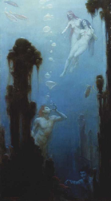 Märchenhafte Unterwasserwelt à Charles Courtney Curran