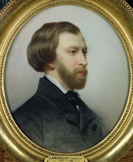 Portrait of Alfred de Musset (1810-57) 1854 à Charles Landelle