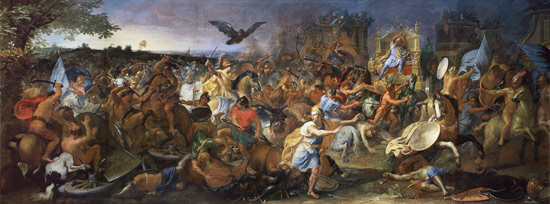 The Battle of Arbela (or Gaugamela) 331 BC à Charles Le Brun