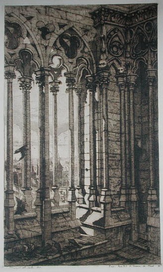 La galerie de Notre-Dame, Paris à Charles Meryon