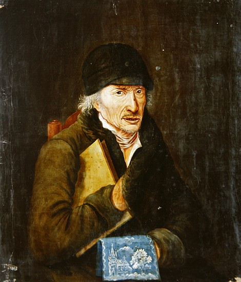 Portrait of Cadet Roussel - Charles Cesar Joseph Dropy en reproduction  imprimée ou copie peinte à l\'huile sur toile