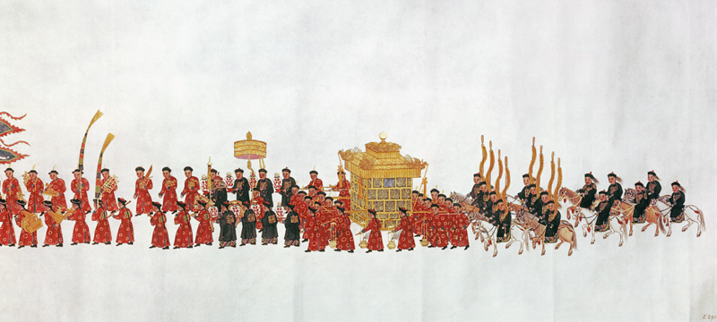 An Imperial Procession à Ecole chinoise