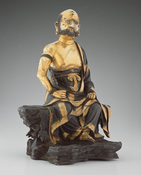Figure of Bodhidharma, Ming dynasty à Ecole chinoise
