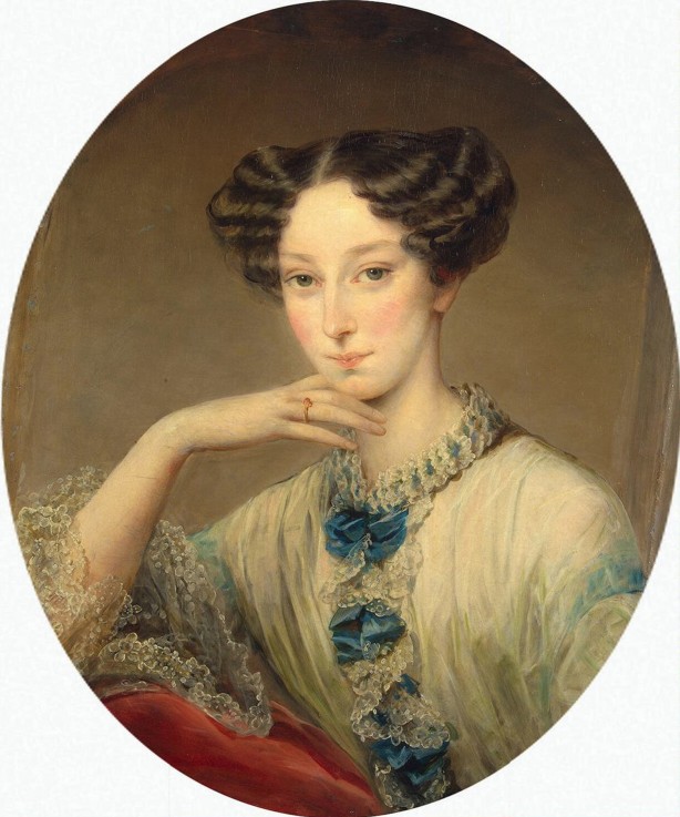 Portrait of Grand Duchess Maria Alexandrovna (1824-1880), future Empress of Russia à Christina Robertson
