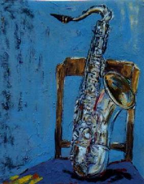 Saxophone avec la chaise II