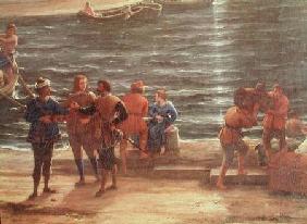 Ulysses Returning Chryseis to her Father  (detail)