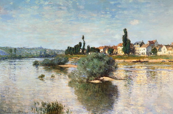 The Seine at Lavacourt à Claude Monet