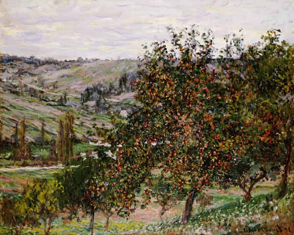 Pommiers à Vetheuil à Claude Monet