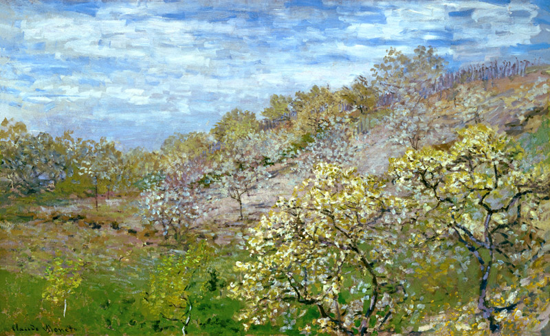 Arbres en floraison à Claude Monet