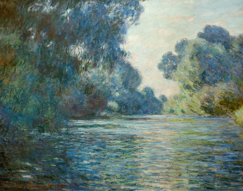 Branch of the Seine near Giverny à Claude Monet