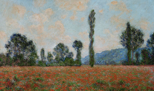 Champ des Coquelicots Mohnfeld - Claude Monet Kunstdrucke