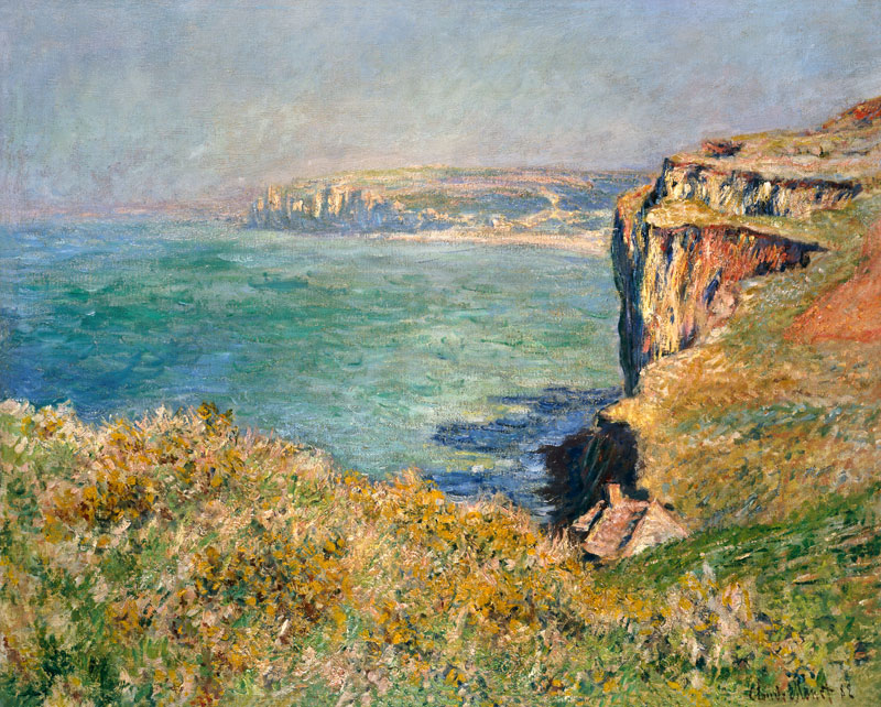 Cliff at Varengeville à Claude Monet