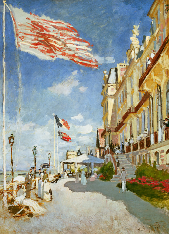 L'Hôtel des Roches Noires at Trouville à Claude Monet