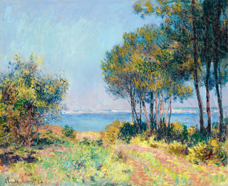 Die Küste bei Varengeville à Claude Monet