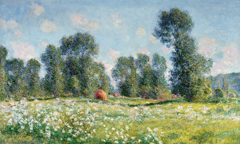 Effet de printemps, Giverny à Claude Monet