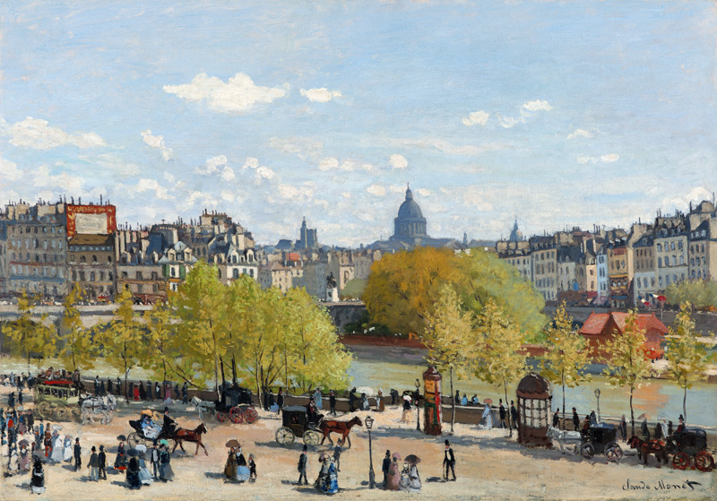 Quai du Louvre, Paris à Claude Monet