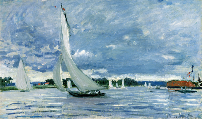 Regatta at Argenteuil à Claude Monet