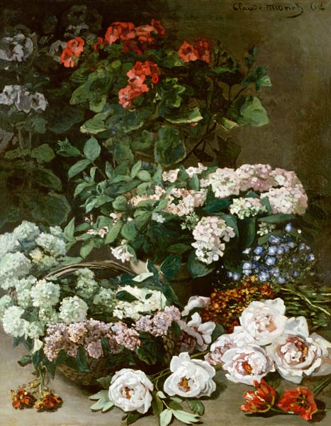 Spring Flowers à Claude Monet