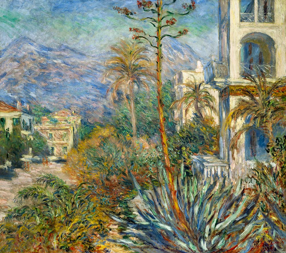 Les Villas à Bordighera  à Claude Monet