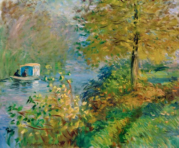 Le bateauatelier à Claude Monet