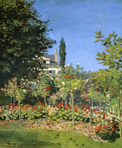 C.Monet / Garden in bloom à Claude Monet