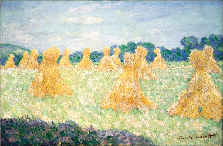 The Young Ladies of Giverny, Sun Effect à Claude Monet