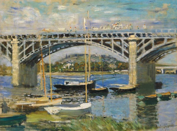 Seine - Pont à Argenteuil à Claude Monet